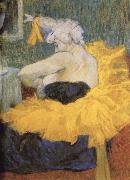 Henri de toulouse-lautrec The Clowness Cha u kao oil painting on canvas